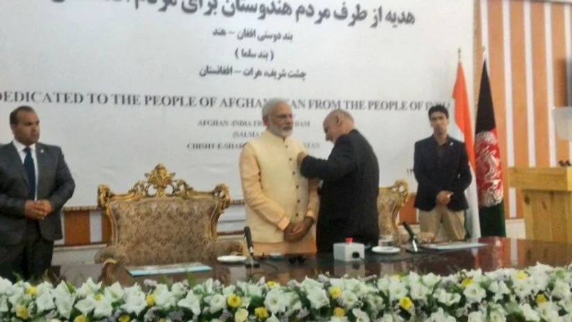 Prime Minister Narendra Modi was conferred with Afghanistan's highest civilian honour, the Amir Amanullah Khan Award Prime Minister Narendra Modi was conferred with Afghanistan's highest civilian honour, the Amir Amanullah Khan Award