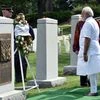 Narendra Modi at Arlington Cemetery