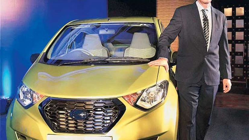 Nissan Motor India Managing Director Arun Malhotra at the launch of Datsun's redi-GO in New Delhi, on Tuesday Nissan Motor India Managing Director Arun Malhotra at the launch of Datsun's redi-GO in New Delhi, on Tuesday