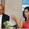 (From left to right) Venkataramana Gosavi, Vice President &amp; Regional Head, Growth Markets, Infosys  Finacle and Shinjini Kumar, CEO, Paytm Payments Bank at a press conference in Mumbai (Pic: Suryalant Niwate)