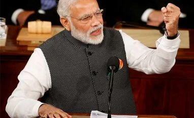 PM Modi to connect with citizens via 1st townhall meet on Aug 6 Prime Minister Narendra Modi addresses a joint meeting of the US Congress on Capitol Hill in Washington, US, on June 8, 2016. (Photo: Reuters)