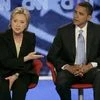 File photo of Barack Obama and Hillary Clinton