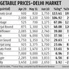 Vegetable prices rising on crop damage reports