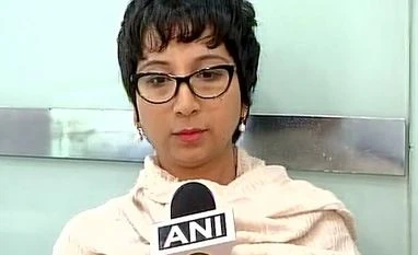 Eatery denies entry to street kids, Delhi government orders probe Sonali Shetty talking to media. (Photo credit: ANI)
