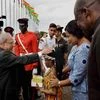 President Pranab Mukherjee in Ghana