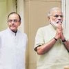 Prime Minister Narendra Modi (right) and Finance Minister Arun Jaitley at the first Rajasva Gyan Sangam in New Delhi on Thursday