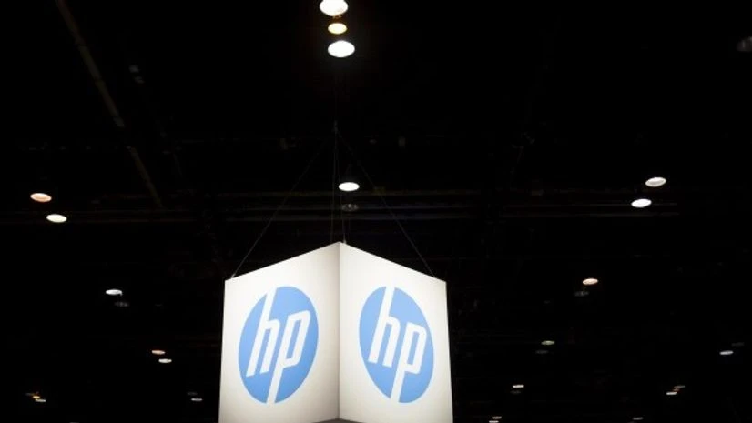 The Hewlett-Packard (HP) logo The Hewlett-Packard (HP) logo