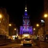 The Palace of Culture and Science is illuminated in Union Jack colours by Warsaw's capital authorities in support of Britain staying in the EU, in Warsaw, Poland. Photo: Reuters