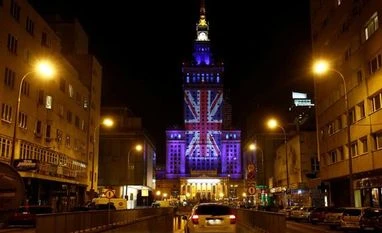 Brexit: Top quotes from around the world on the UK vote The Palace of Culture and Science is illuminated in Union Jack colours by Warsaw's capital authorities in support of Britain staying in the EU, in Warsaw, Poland. Photo: Reuters