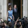 Britain's Prime Minister David Cameron and his wife Samantha leave after casting their votes in the EU referendum at a polling station in London. Photo: AP/PTI