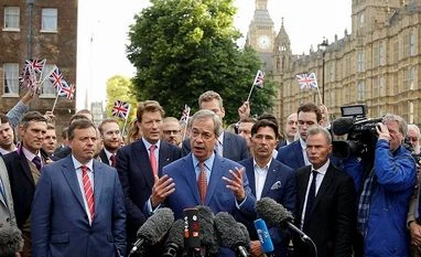 Nigel Farage's Brexit Party fails to win its first seat in UK by-election Anti-EU populist Nigel Farage | File photo