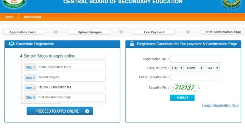A screen grab from www.ctet.nic.in CBSE CTET