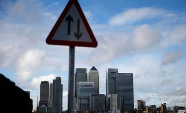 The Canary Wharf financial district is seen in east London. Photo: Reuters The Canary Wharf financial district is seen in east London. Photo: Reuters