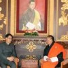 MoS for Home Affairs Kiren Rijiju with Bhutan Prime Minister Tshering Tobgay in Thimphu. Photo: Kiren Rijiju Twitter Handle
