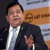 Anil Manibhai Naik, Group Executive Chairman of Larsen &amp; Toubro Limited speaks during a press conference announcing the IPO plans for L&amp;T Infotech in Mumbai on Monday  Photo: PTI