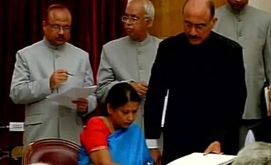Union Min Krishna Raj falls ill during BJP Parl party meeting Krishna Raj
