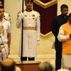 Administered the oath of office &amp; secrecy to Faggan Singh Kulaste as Minister of State (Image source: President of India, Twitter)