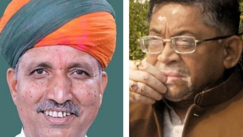 Arjun Ram Meghwal and Santosh Gangwar Arjun Ram Meghwal and Santosh Gangwar