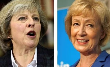 May and Leadsom to fight all-women contest for British prime minister The two remaining candidates in the Conservative party leadership contest, Theresa May (L) and Andrea Leadsom, are seen in this combination of two photographs, released in London