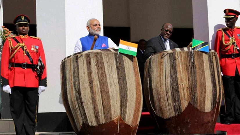 Narendra Modi, John Pombe Magufuli Narendra Modi, John Pombe Magufuli