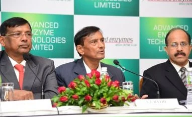 Advanced Enzyme subscribed 75% on Day One (From left) C L Rathi (MD, AETL), V L Rathi (ED, AETL) and Beni Rauka (CFO, AETL) at the IPO press conference for Advanced Enzyme in Mumbai