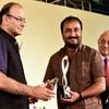 Anand Kumar of Super 30 receives award from Jaitley