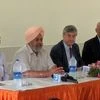 Dignitaries at the launch of Schreiber Dynamix's new dairy plant at Fazilka, Punjab