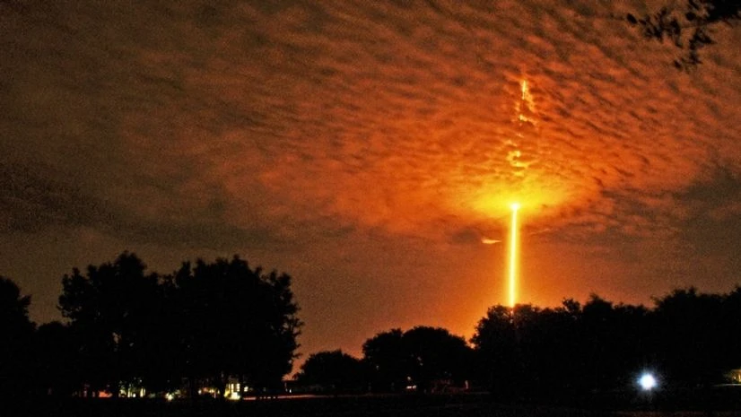 Representational image of a rocket launch Representational image of a rocket launch