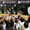 Congress' chief ministerial candidate in UP, Sheila Dikshit and Ghulam Nabi Azad begin a three-day bus yatra - "27 Saal UP Behaal" - from the party headquarters in New Delhi.