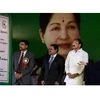 Tamil Nadu Chief Minister J Jayalalithaa, Union Minister for Urban Development and I&amp;B, M Venkaiah Naidu and officials at the foundation stone laying ceremony of the Chennai Metro Rail Project Phase-I Extension from Washermanpet to Thiruvottiyur,