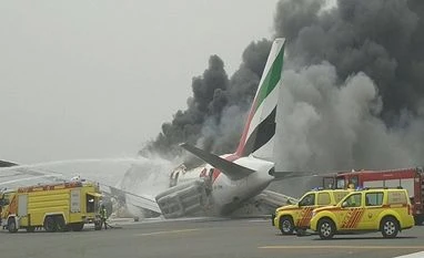 Mostly Indians on board Emirates flight that caught fire Emirates plane