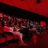 A file photo of cinema-goers wearing 3D glasses watch a movie at a PVR Multiplex in Mumbai