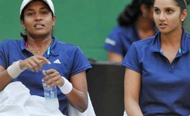 Rio 2016: Sania-Prarthana crash out of women's doubles A file photo of Prarthana and Sania Mirza