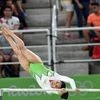 Indian woman gymnast  Dipa Karmakar participates in an event at the Rio Olympic 2016 in Rio de Janeiro. Photo: PTI