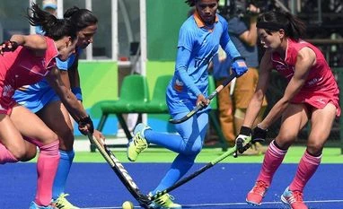 Indian women face tougher task after spirited draw Indian and Japanese women hockey players vie for the ball during opening match of pool B at the Rio Olympic 2016 in Rio de Janeiro, Brazil on Sunday (PTI Photo)
