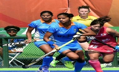 Indian and Japanese women hockey players vie for the ball during opening match of pool B at the Rio Olympic 2016 in Rio de Janeiro Photo: PTI Indian and Japanese women hockey players vie for the ball during opening match of pool B at the Rio Olympic 2016 in Rio de Janeiro Photo: PTI