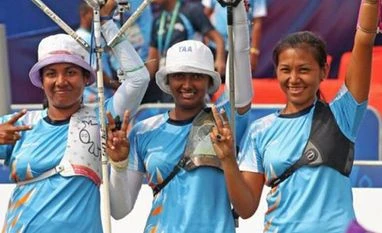 2016 Rio Olympics: Indian women's archery team go down in quarters File picture of Indian women's archery team after having qualified for the quarter finals against Russia. Photo: ANI