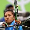 India's Bombayla Devi participates in the women's archery event at the Rio Olympics. Photo: Sports Ministry's Twitter handle