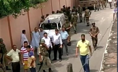 Search operation in Jammu school following reports of 'suspicious' movement Photo: ANI Twitter Handle