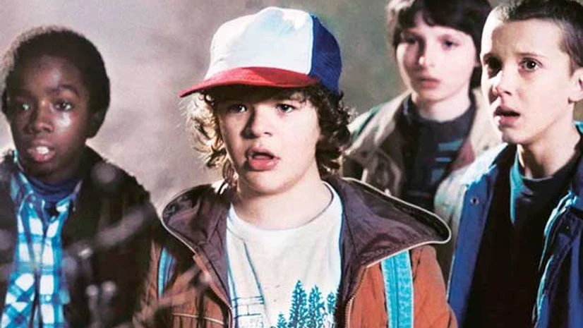 Characters of Netflix show Stranger Things Stranger Things