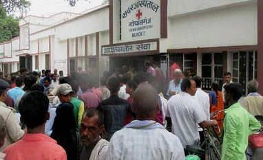 UP hooch tragedy: 550 litres of country liquor unearthed in Gopalganj Crowd outside Sadar Hospital where 16 people died after drinking poisonous liquor in Gopalganj district of Bihar