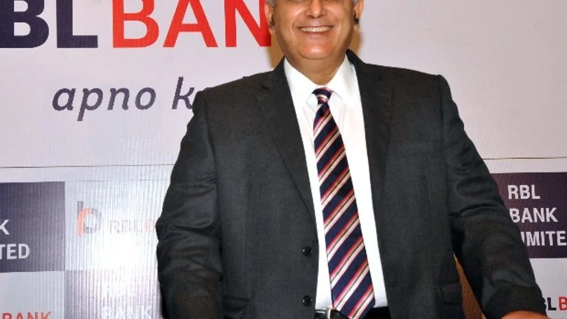 Vishwavir Ahuja, MD and CEO, RBL Bank at a press conference in Mumbai (Pic: Suryakant Niwate) Vishwavir Ahuja, MD and CEO, RBL Bank at a press conference in Mumbai (Pic: Suryakant Niwate)