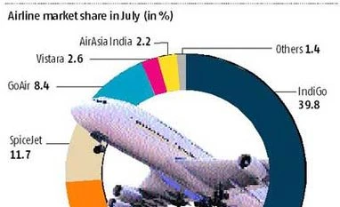 Domestic air traffic grows 25% in July Domestic air traffic grows 25% in July