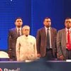 (From left to right) Pranab Mukherjee, President of India and C S Ghosh, MD &amp; CEO, Bandhan Bank, at the bank's first year anniversary in Kolkata (Pic: Subrata Majumder)