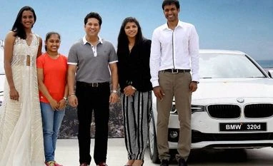Fear of bad roads forces Dipa Karmakar to return BMW car gifted to her From Left: P V Sindhu, Dipa Karmakar, Sachin Tendulkar, Sakshi Malik and Pullela Gopichand