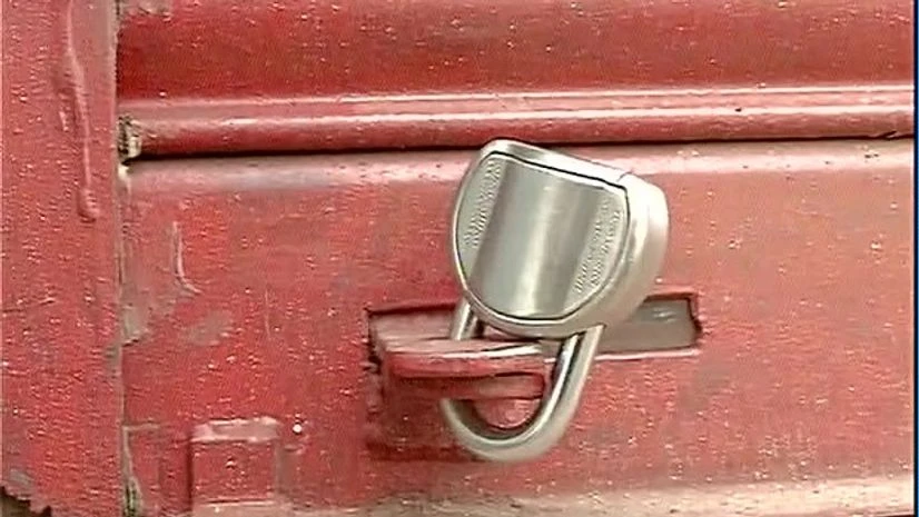 trade union strike Trade union strike Photo: ANI Twitter