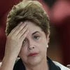 Brazil's ousted President Dilma Rousseff pauses during a press conference at the official residence Alvorada Palace in Brasilia, Brazil.