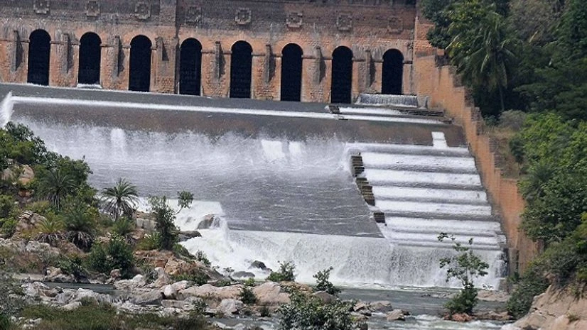 A view of the Krishnarajasagar Dam in Mysuru on Tuesday. The Supreme Court has given a directive to the Karnataka state to release Cauvery water to Tamil Nadu. A view of the Krishnarajasagar Dam in Mysuru on Tuesday. The Supreme Court has given a directive to the Karnataka state to release Cauvery water to Tamil Nadu.