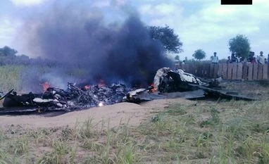 Mig-21 crashes in Rajasthan MiG-21 aircraft crashes in Barmer, Rajasthan, pilot managed to eject safely
