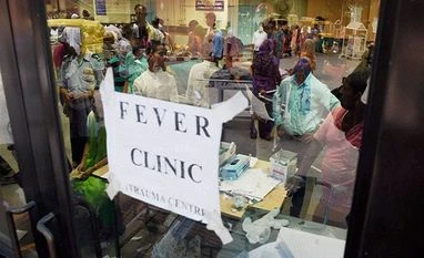 50 girls at govt school in Andhra Pradesh taken ill after eating snacks Patients suffering from fever in Ram Manohar Lohia hospital in New Delhi.